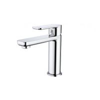 Round & Square Polished Chrome Basin Mixer